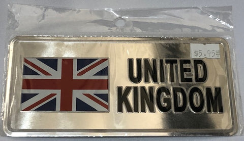 Metal Plate Sticker - United Kingdom