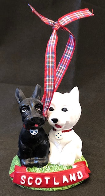Scottie & Westie Ornament