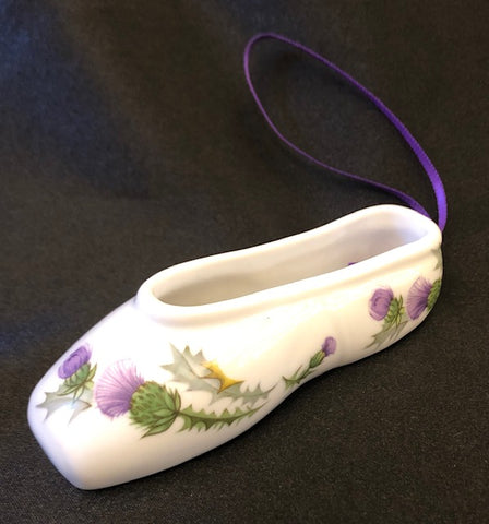 Porcelain Dance Slipper Ornament