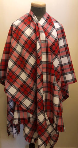 Calgary Dress Tartan Lightweight Wool Cape