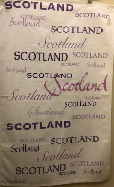 Tea Towel - Scotland Words