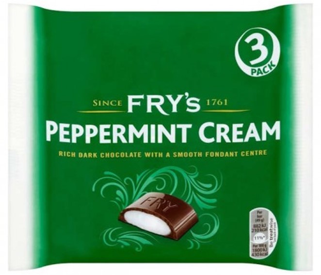 Chocolate - Fry's Peppermint Cream 3 Pack