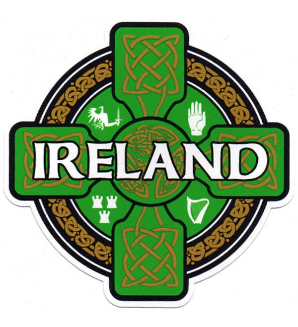 Embroidered Badge - Ireland Cross