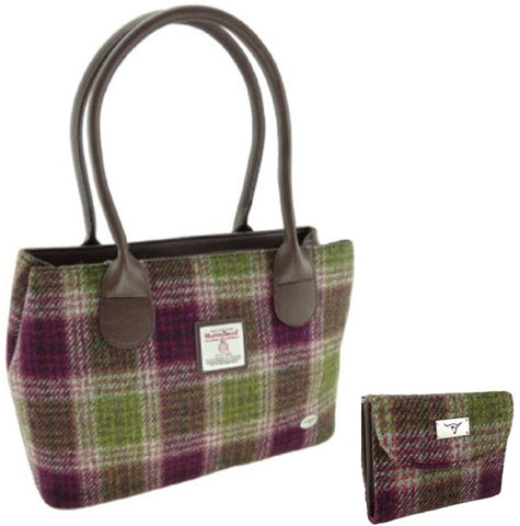 Harris Tweed Handbag  & Wallet Combination