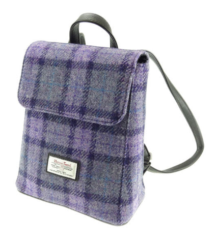 Harris Tweed Mini Backpack - Tummel