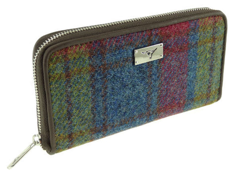 Harris Tweed Zip Wallet - Staffa