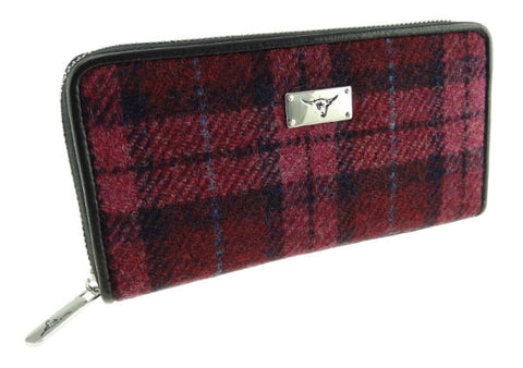 Harris Tweed Zip Wallet - Staffa