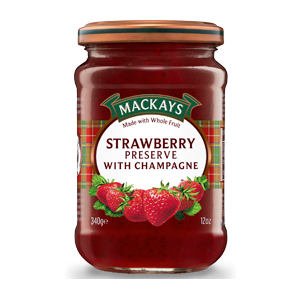 MacKays Strawberry Preserve with Champagne