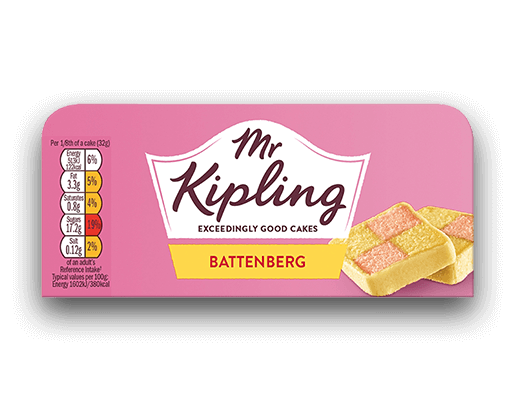 Mr Kipling Battenberg Cake