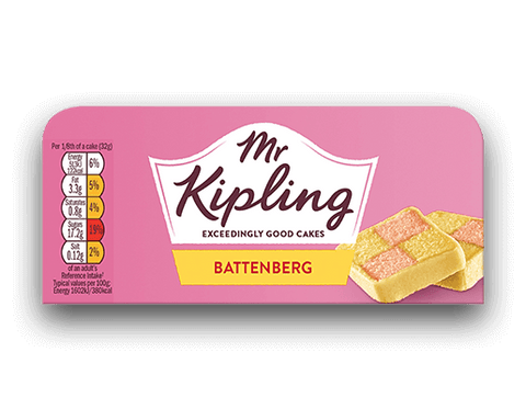 Mr Kipling Battenberg Cake