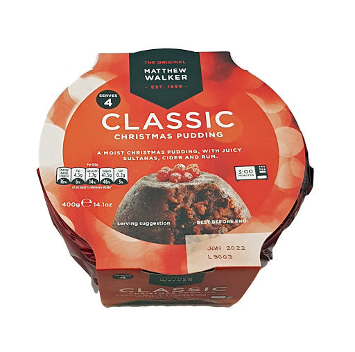 Christmas Pudding - Matthew Walker's Classic 400g