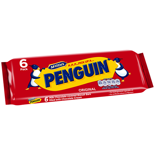 Penguin Biscuits - 6 Pack