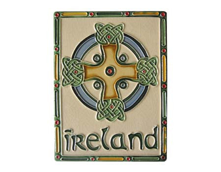 Irish Celtic Cross Wall Plaque