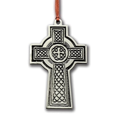 Pewter Celtic Cross Ornament