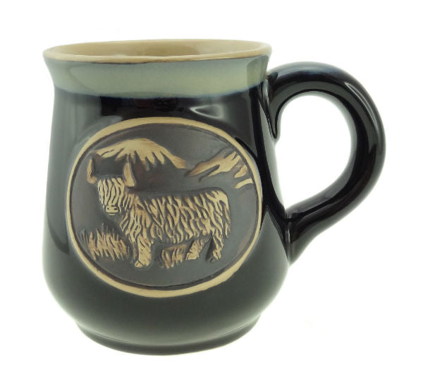 Highland Cow Stoneware Mug