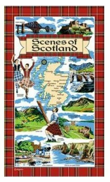 Tea Towel - Scenes of Scotland