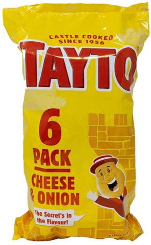 Tayto Cheese & Onion 6 Pack Crisps